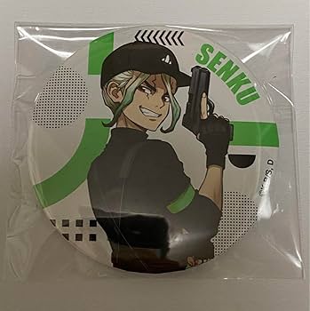 Amazon.co.jp: dr.stone 石神千空 ブロマイド 缶バッジ ビジュ