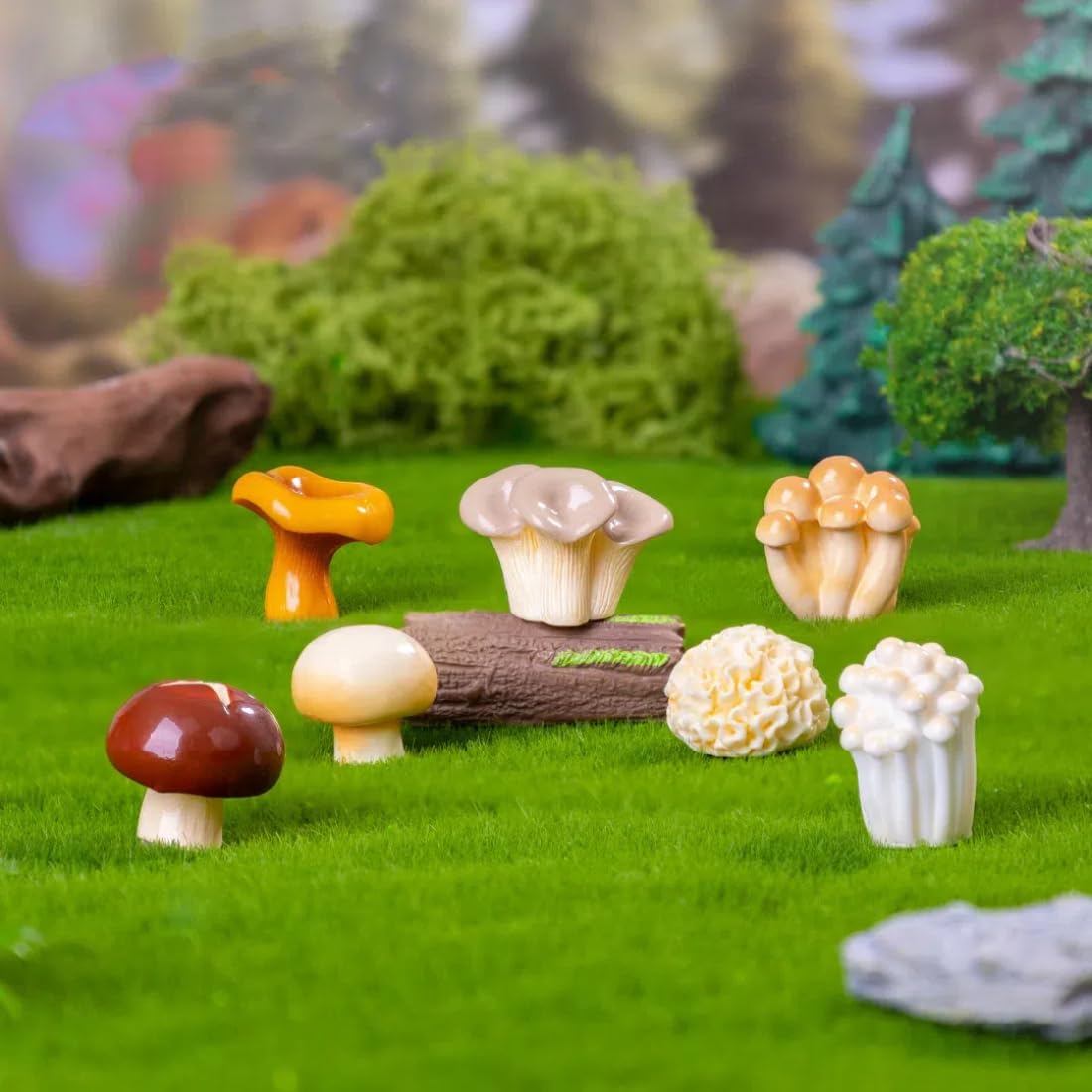 Amazon.co.jp: Voyyphixa ミニチュア キノコ フィギュア ミニ置物 11