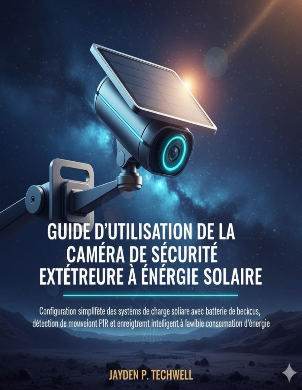 GUIDE D'UTILISATION DE LA CAMÉRA DE SÉCURITÉ EXTÉRIEURE À ÉNERGIE SOLAIRE