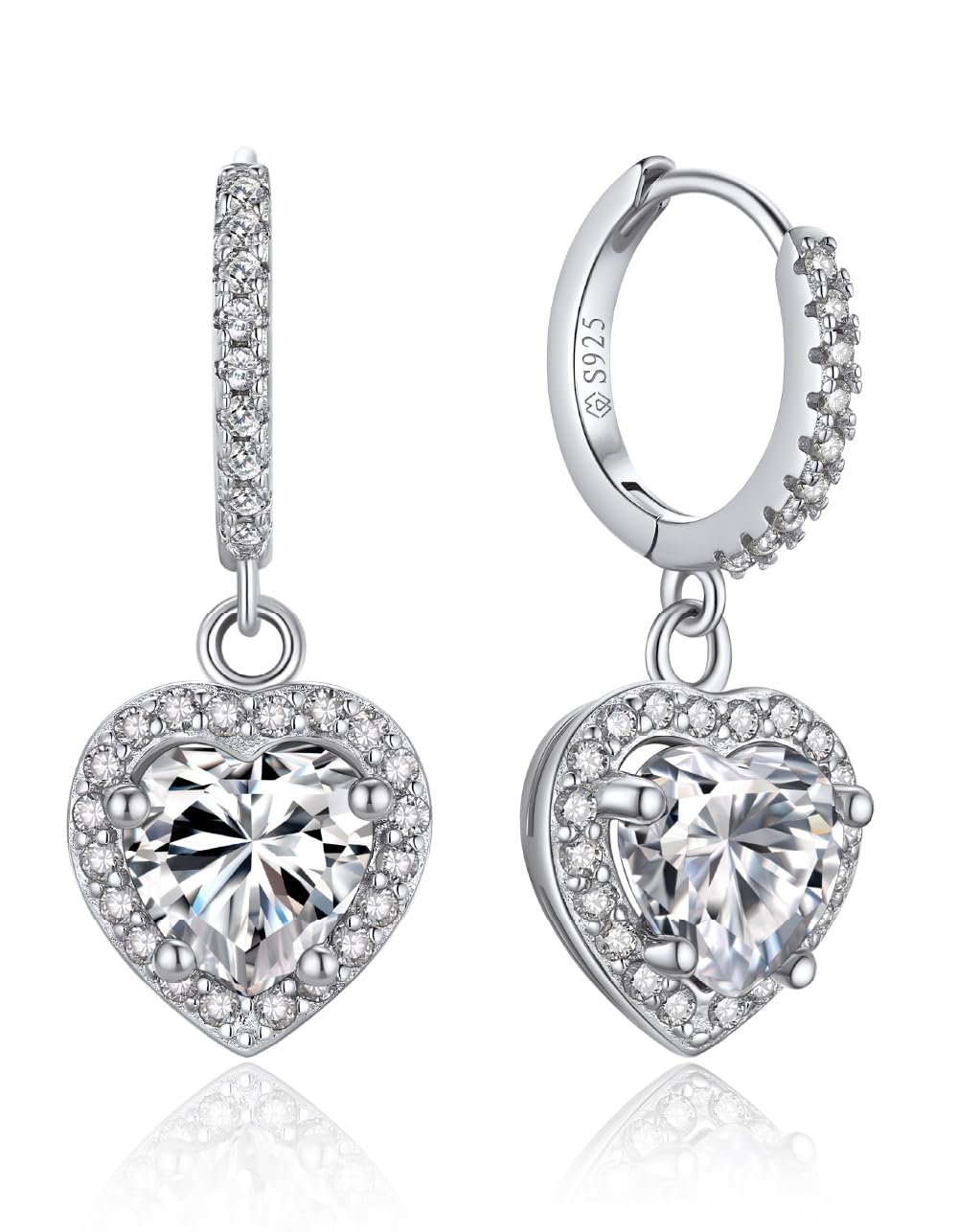 MomentWish Dancing Moissanite Hoops