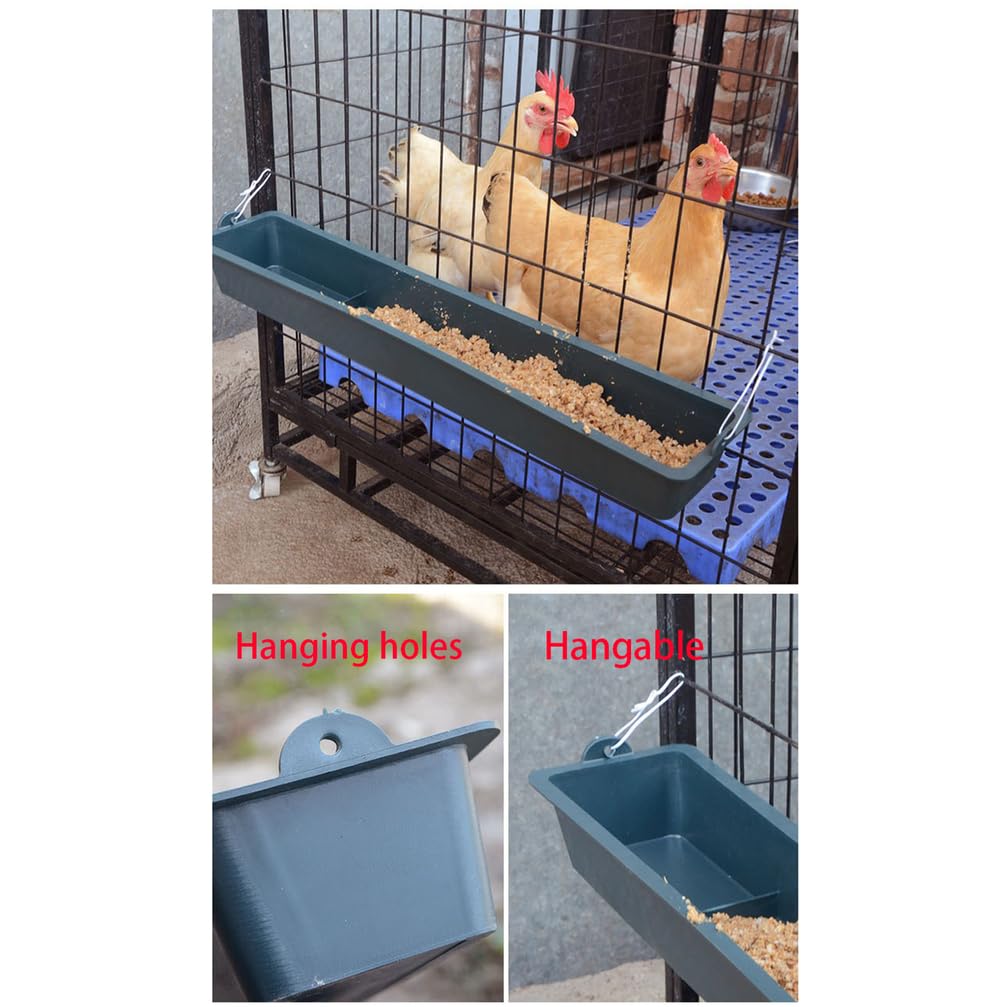 Comedero para Gallinas Paleta con Material Comederos Aves Comedero Colgante Y Bebedero para Gallinas para Palomas, Loros, Pollitos, Codornices, Patos,Blue/b