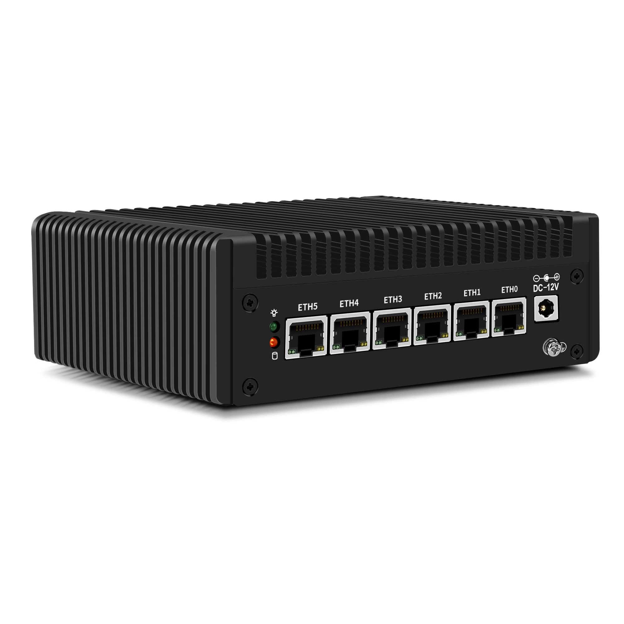 CWWK Mini PC 13th Gen U300 Firewall Appliance, 6 Port i226-V 2.5GbE LAN OPNsense Mini Computer, F17 Fanless Micro PC NO RAM/SSD/OS, PCIe3.0 x4, USB-C, 3-Display, MicroSD, M.2 E-Key