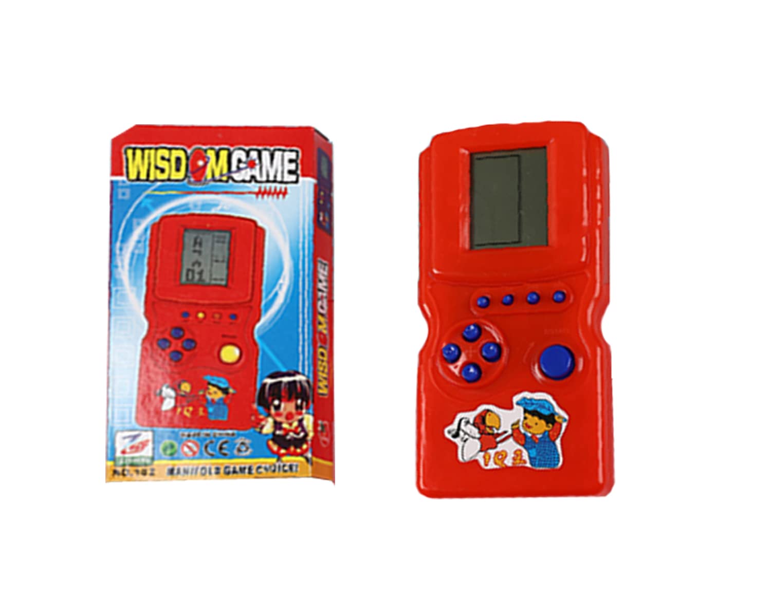 VGRASSP Handheld Portable Indoor and Outdoor Wisdome Video Game Compatible for Kids - Colour and Design as per Stock
