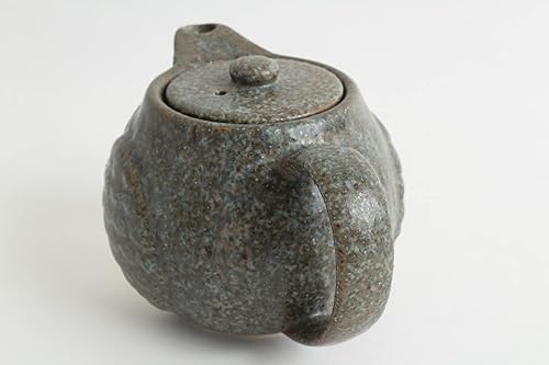Miniatura 4 de Mino ware - Tetera de cerámica japonesa Kyusu con forma de búho fabricada en Japón (importación de Japón) CPK101 (carbón de piedra)