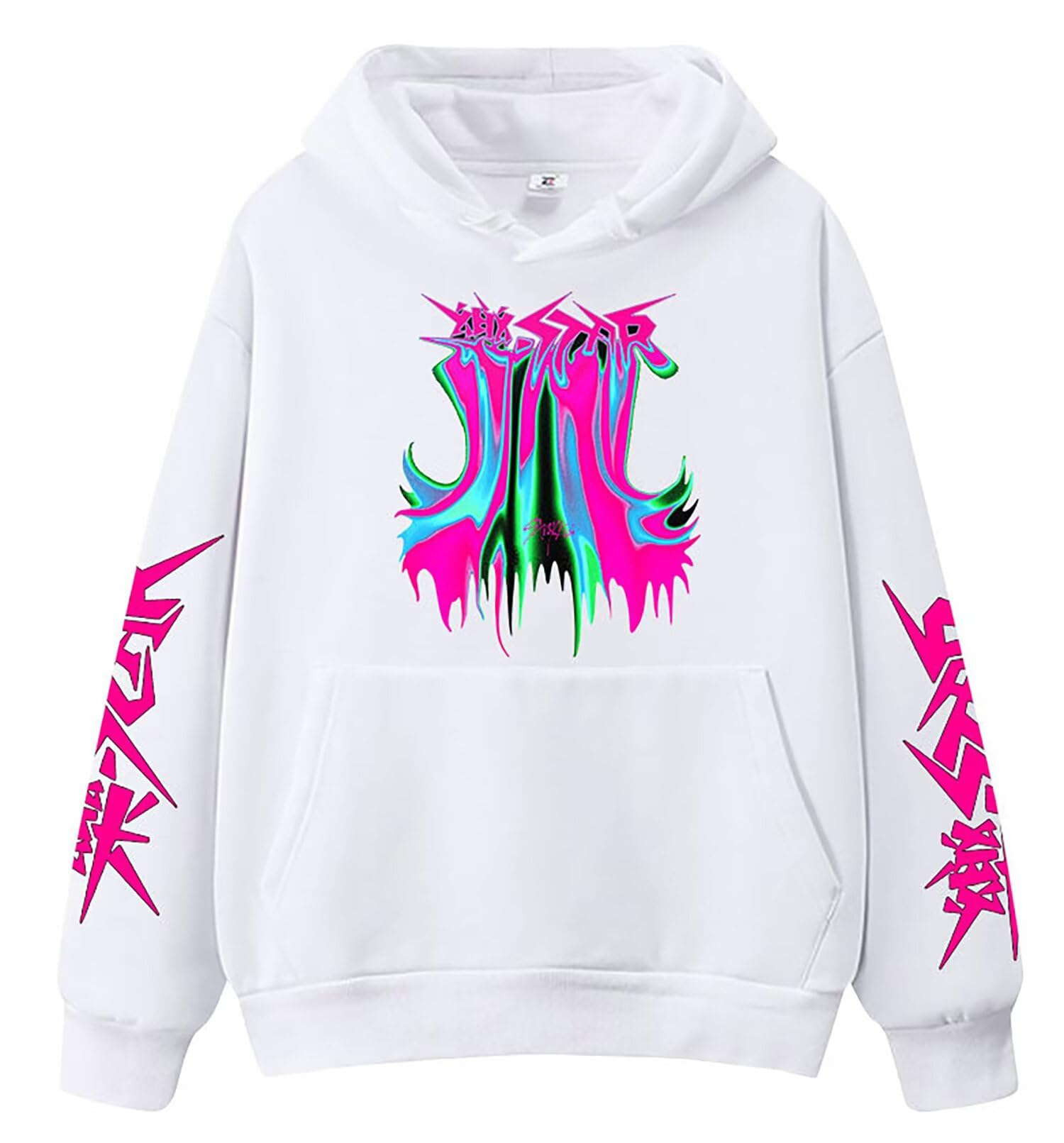 Outofgas SKZ Hoodie Rock Star Album Merch Pullover Felix Jisung Hyunjin Minho Bangchan Unisex Sweatshirt Top