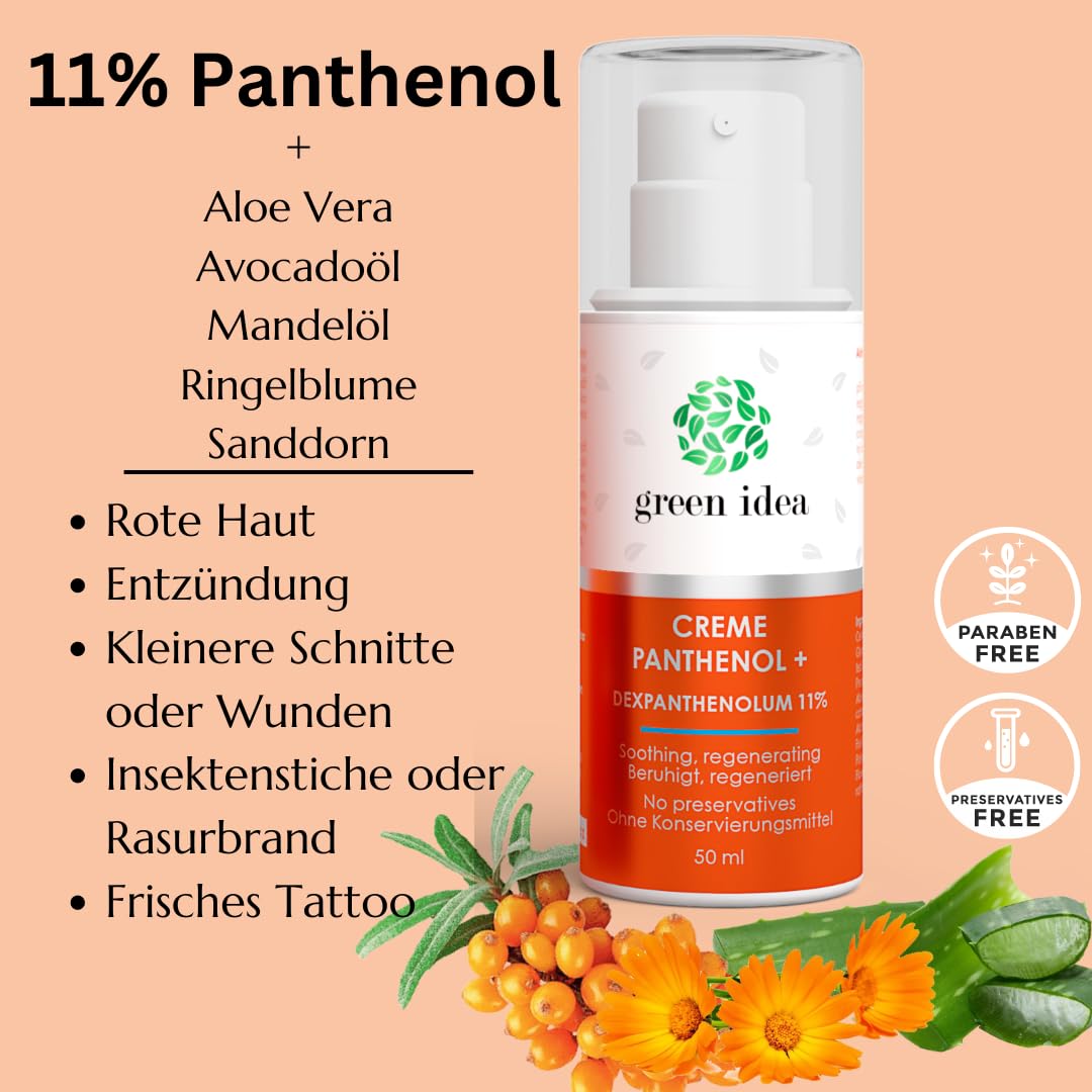 green idea PANTHENOL + 11%, 50 ml (Pack of 1) - Image 2