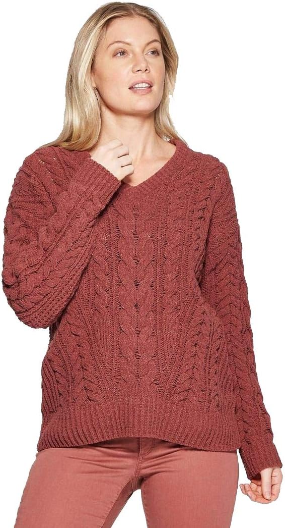 Universal Thread Women's V-Neck Cable Chenille Nigeria Ubuy