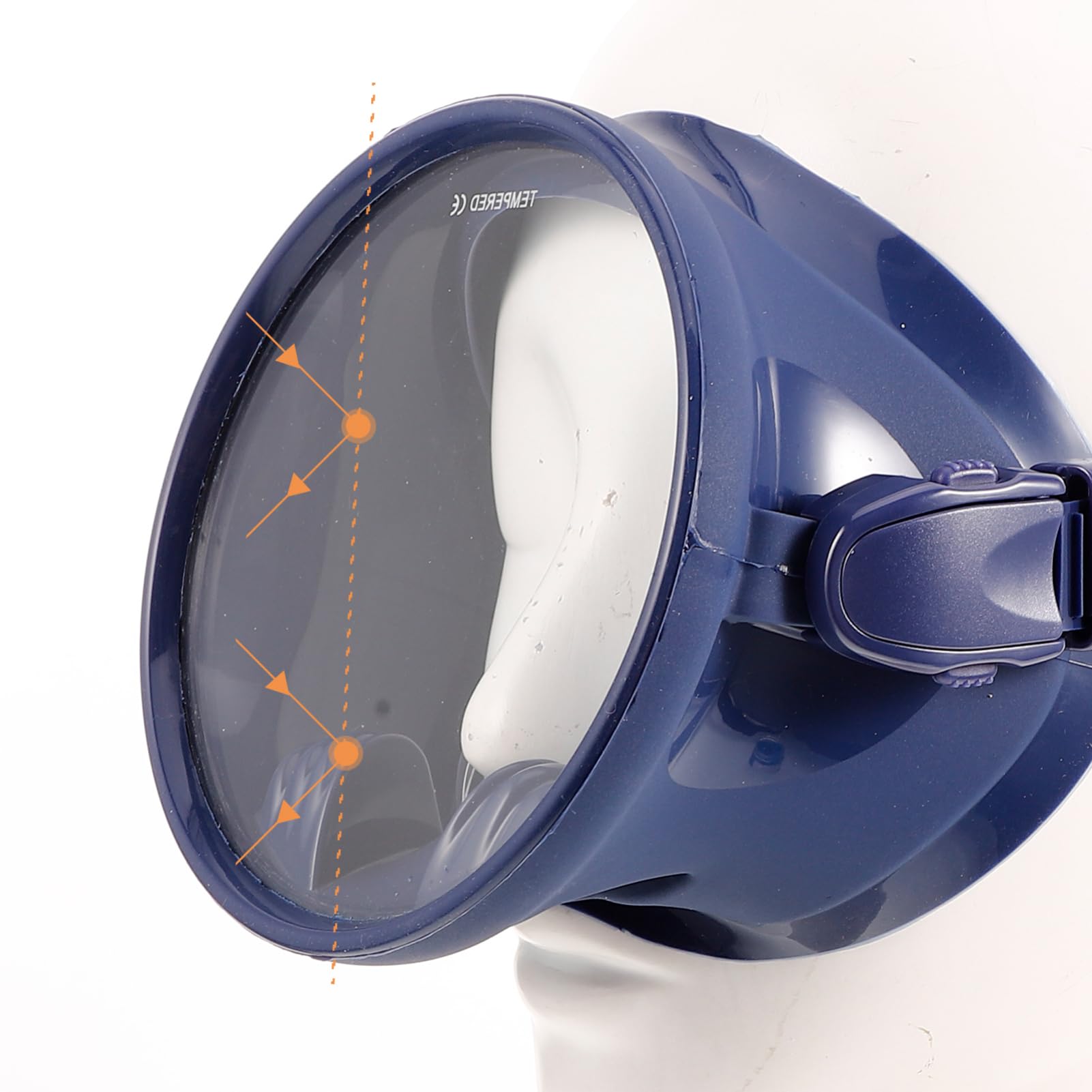 VANZACK Lunettes de Natation Unisexes avec Verres Transparents et Sangles Réglables pour Étanchéité