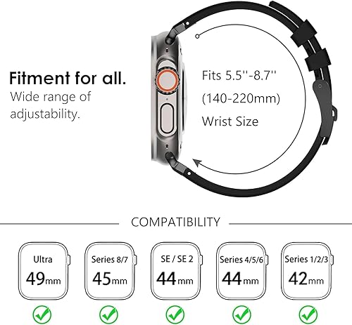 Miniatura 134 de WINGLE AP Luxury Bands for Apple Watch Band Ultra 3/2/1 Band Ultra 49mm Series 11 10 46mm 45mm 44mm 42mm SE 3/2/1 Series 9 8 7 6 5 4 3 2 1 Men