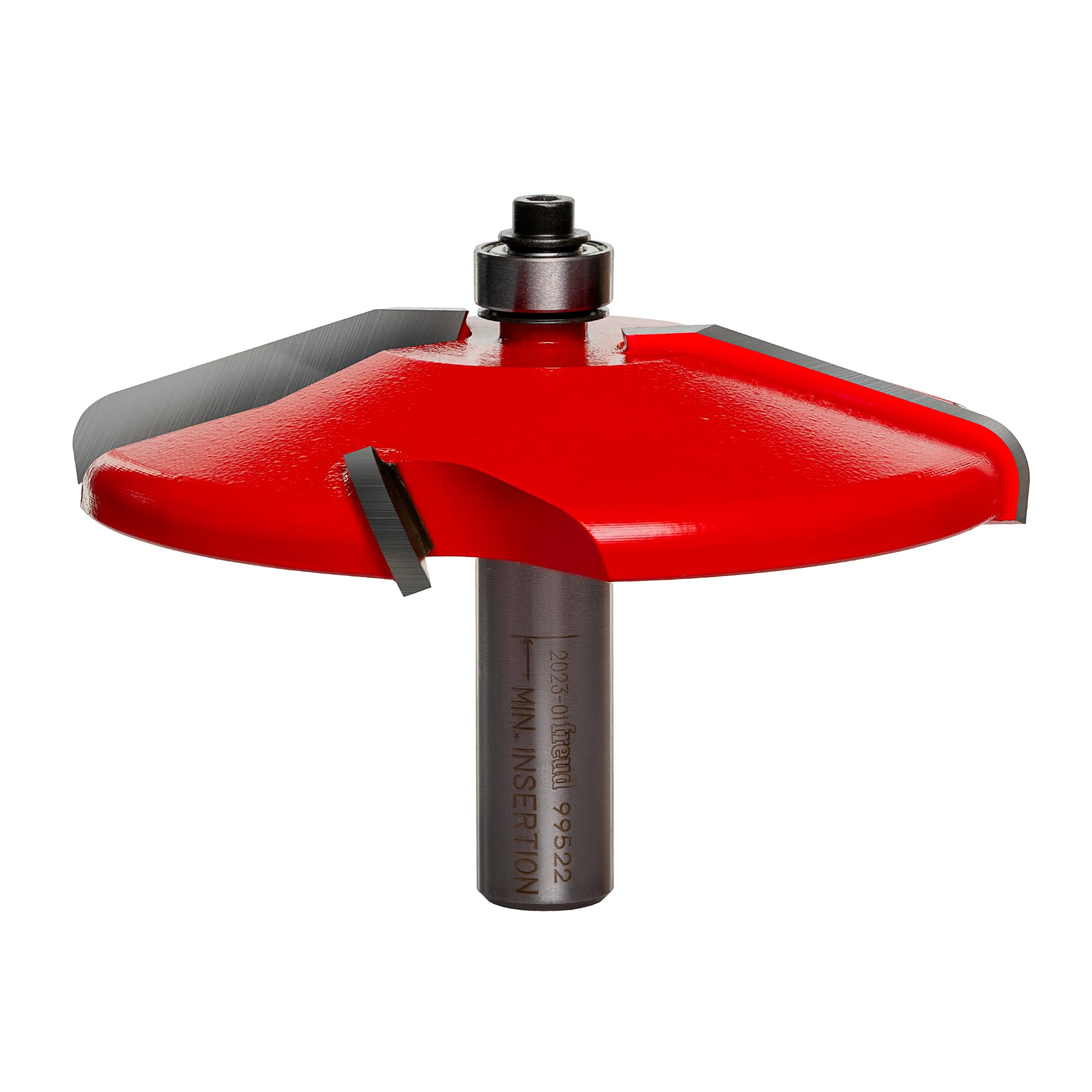 Freud 99-522: 3-1/2" (dia.) Raised Panel Bit with 1/2" shank, 15/64" large radius โ image 1