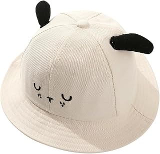 THE DDS STORE 9 Months to 3 Years Kids Cotton Bucket Hat with Dog Ears s, Sun Protection Sun Hat for Toddler Girls and Boys Price In India