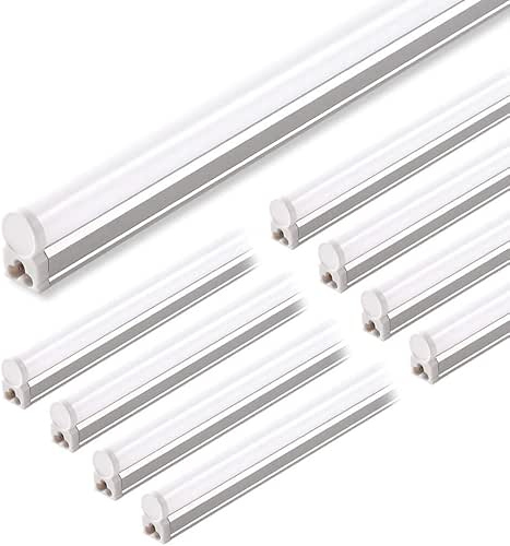 Barrina (Pack of 8 LED T5 Integrated Single Fixture, 4FT,