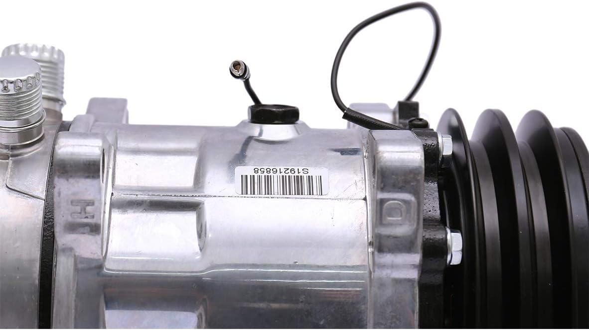 FKG AC Compressor and A/C Clutch J3741284 fit for 1985-1987 Jeep Cherokee 2.1L, 1989-1990 Jeep Wrangler 2.5L, 1987-1990 Jeep Wrangler 4.2L, 1985-1986 Jeep CJ7 2.5L