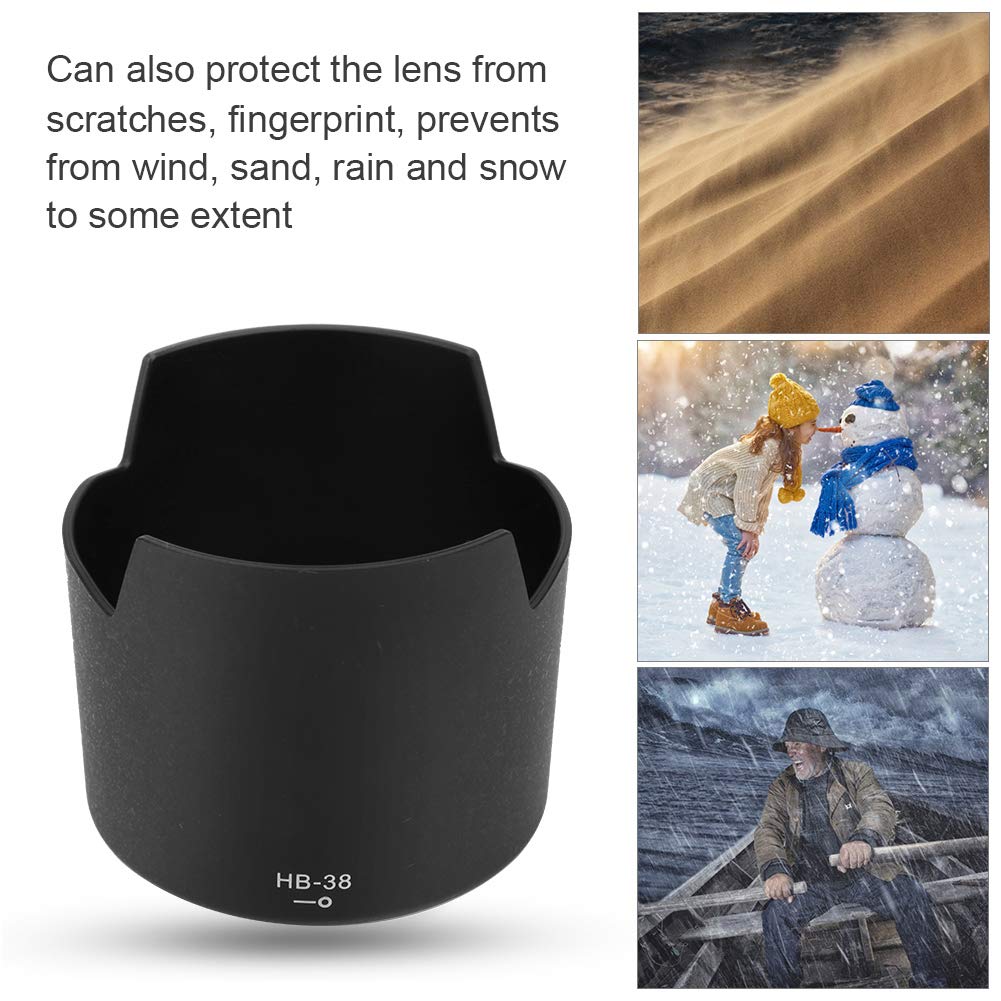 Pare 105Mm,Pare Nikor 105 HB 38,Pare- HB 38,Pare- 105 Mm,Pare- Hb-38 pour Monture D'Appareil Photo pour AF S Micro 105 Mm F 2,8 G Si Objectif Ed VR