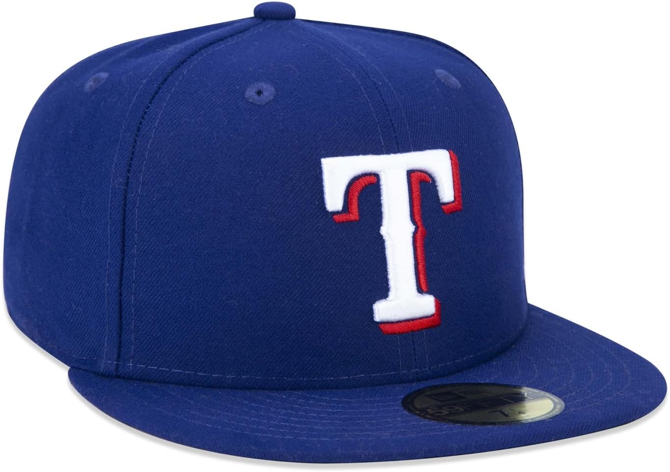New Era 59FIFTY Texas Rangers MLB 2017 Authentic Collection On-Field Game Fitted Cap,Dark Blue,7.5