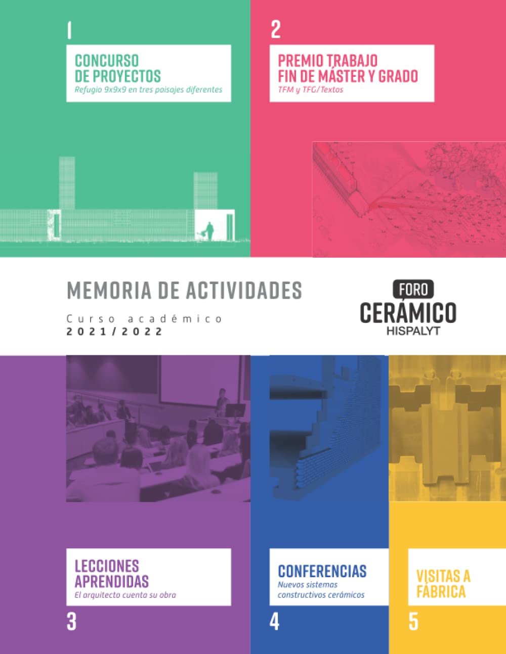 Livre FORO cerámico Hispalyt 2021/2022 recueil académique