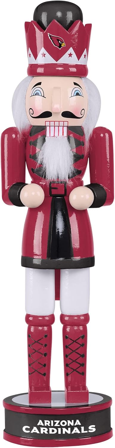 foco NFL Team Logo Collectible Holiday 14" Nutcracker
