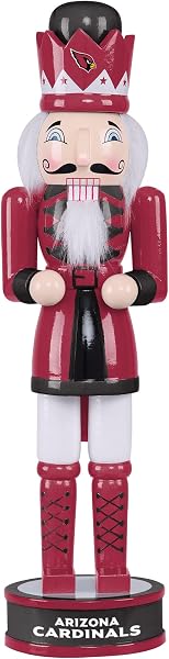 foco NFL Team Logo Collectible Holiday 14 Nutcracker