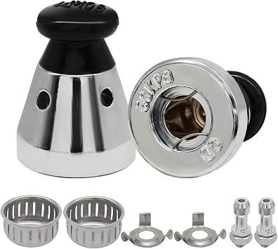 2 Pcs Universal Pressure Cooker Relief Jigger Valve | 1.5 Inch High, Anti-Blocking Safety Release Valve, Exhaust Rod Pressure Control Accessories, Cooker Replacement Part