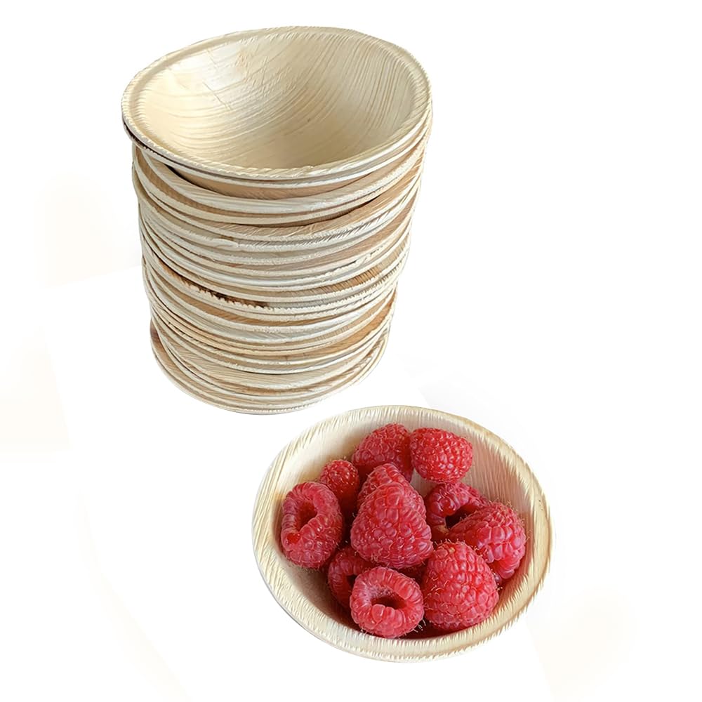Bols en feuille de palmier décoratifs au design naturel pour mariage