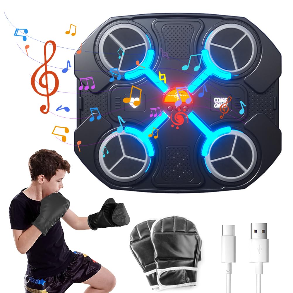 Maquina De Boxeo Máquina De Boxeo Musical Con Bluetooth Y LED - 12
