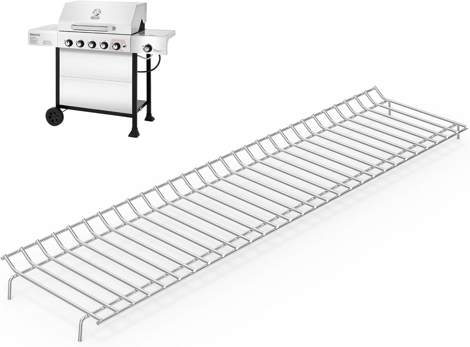 Warming Rack for Blaze 32 Inch 4 Burner Gas Grills, Grill Top Rack Warm Grate Shelf Accessory for BLZ-4 BLZ-4LTE2 BLZ-4LTE2-NG BLZ-4LTE2-LP, Blaze Premium BLZ-4LTE3-NG BLZ-4LTE3-LP, BLZ-32-033