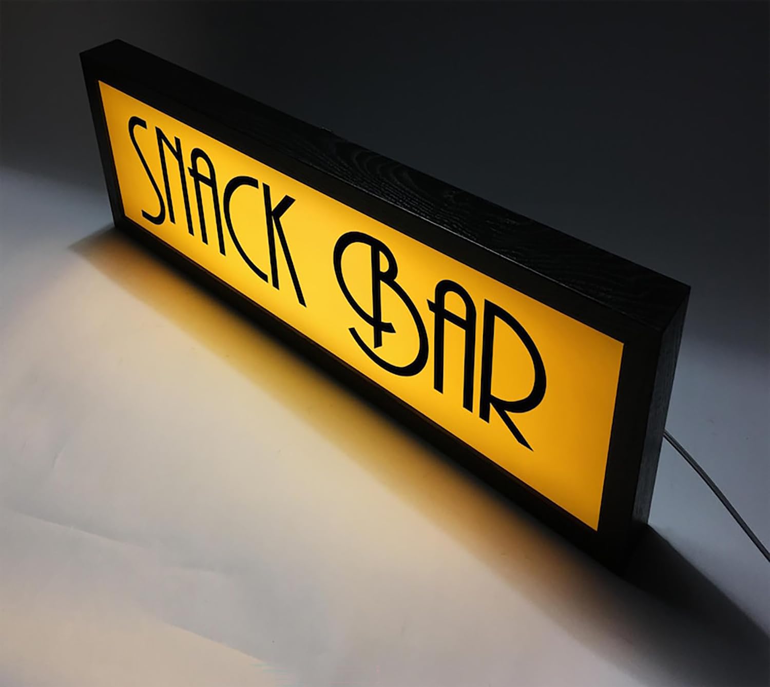Snack Bar RGB LED Neon Lightbox with Remote Control Professional Studio Podcast Radio Lights Sign for Cinema Cafes Home Wall Decor USB Powered