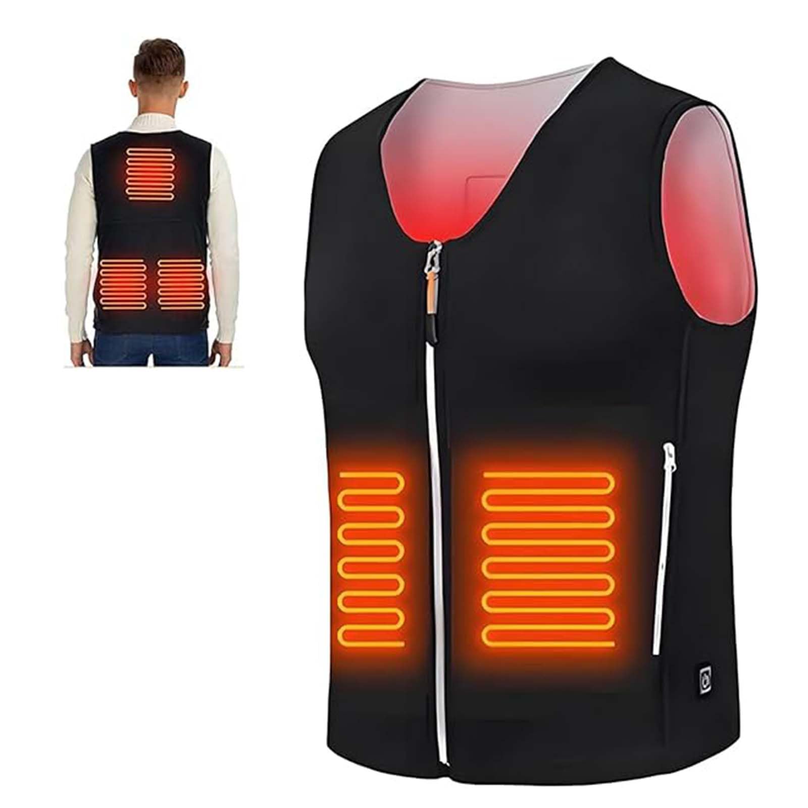 Cozybod Heated Vest,CozyBod Heated Body Warmer Vest,Cozy Bod Heated Vest,Winter Warm Heated Jackets,Cozybod US Vest Heated Vest for Men Women