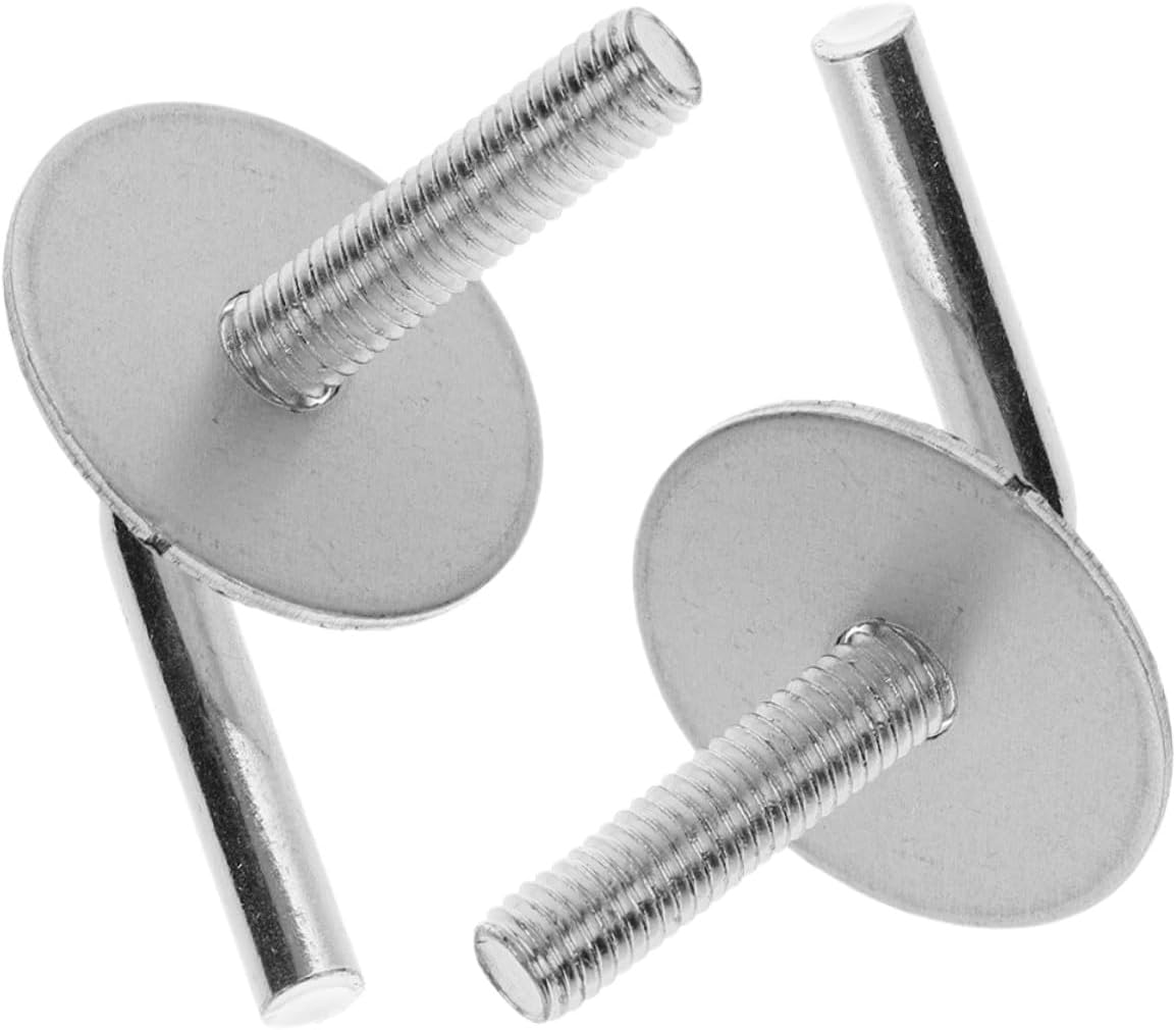 Alipis 2pcs Fan Base Screw Set for Floor Fans 7-shaped Pedestal Fasteners Iron Mounting Bolts Replacement Hardware