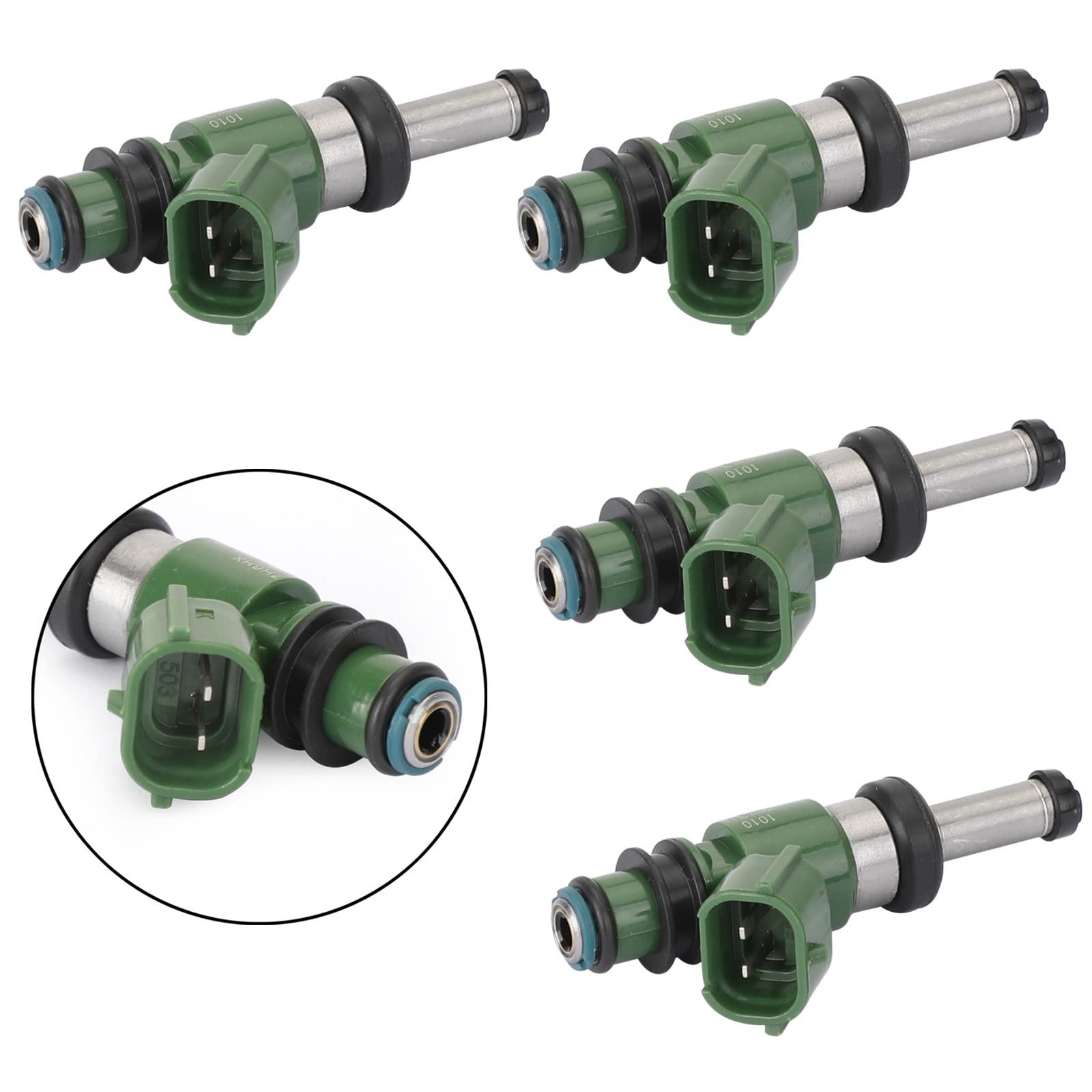 4 inyectores de Combustible 3B4-13761-00-00, para Yamaha Grizzly YZ450F 450/550/700