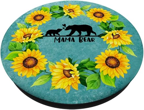Miniatura 2 de Mama Bear - Corona de girasol con agarre para teléfono y tablet