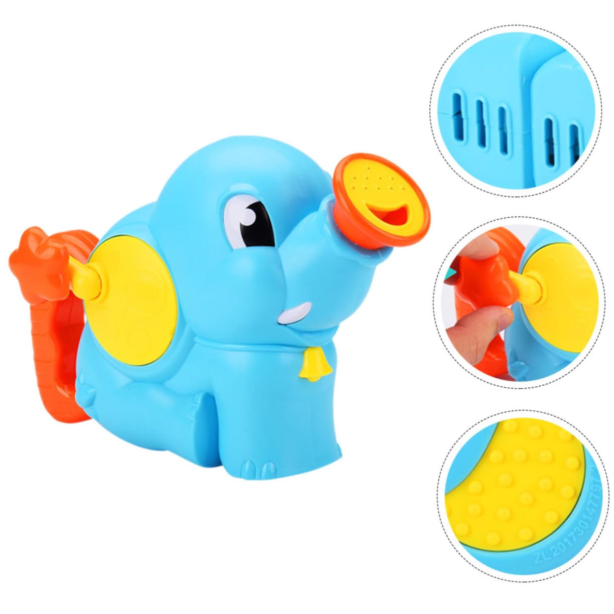 Giocattolo da Vasca a Forma di Animale in Plastica per Bambini | Funzione Spray D’acqua, Impugnatura Facile, per Bagnetto e Vasca, Leggero e Adatto
