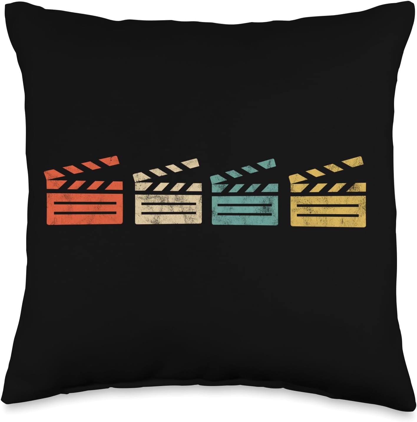 Cojín Filmmaker Retro con imagen de Claqueta 16x16