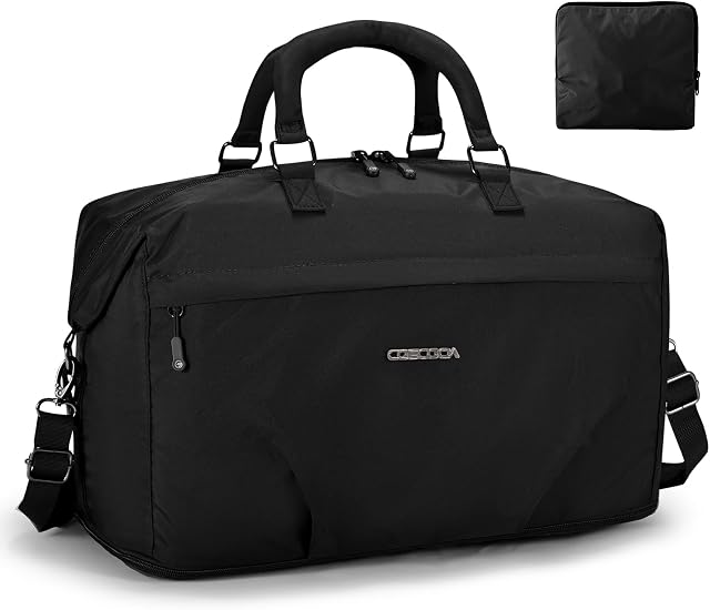6x13x17 inch Personal Item Bag Underseat Flight Approved 15x33x43cm Carry-on Luggage Duffel Bag Airplane Weekender with Wet Pocket Compartment for Sports,Gym,Overnight and Trip for Men & Women