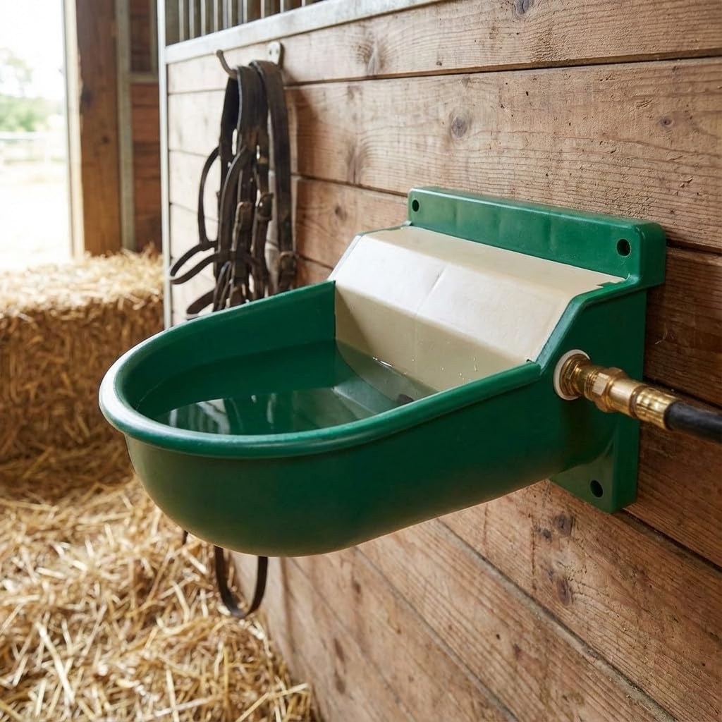 Suinga Bebedero AUTOMATICO para Caballos 23x30x19 cm. Trabaja con Nivel Constante de Agua Que Puede ser regulado Mediante su válvula de Alta presión.