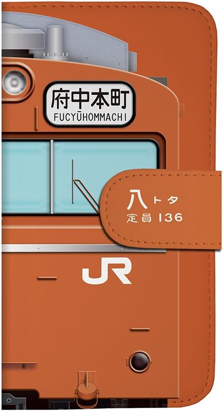 103 Series Orange ATC Car (Musashino Line) Railway Smartphone Case No.19 [Notebook Type] JR East Japan Commercialization Licensed for Many Models M size tc-t-019-am