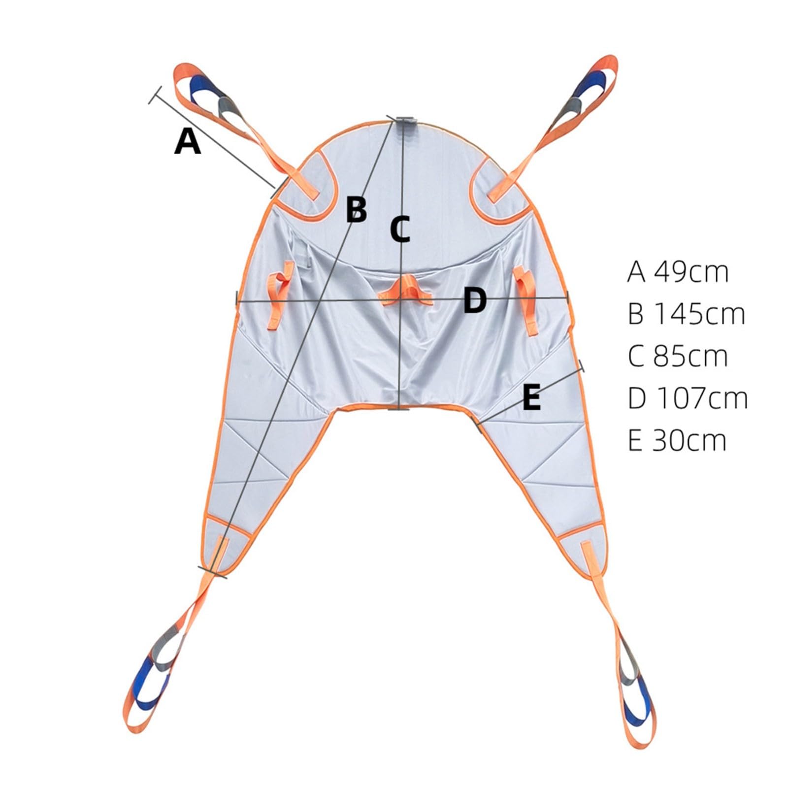 Sangle de levage pour patient - Lavable - Pour le levage complet du corps - Pour personnes âgées, obèses et handicapés