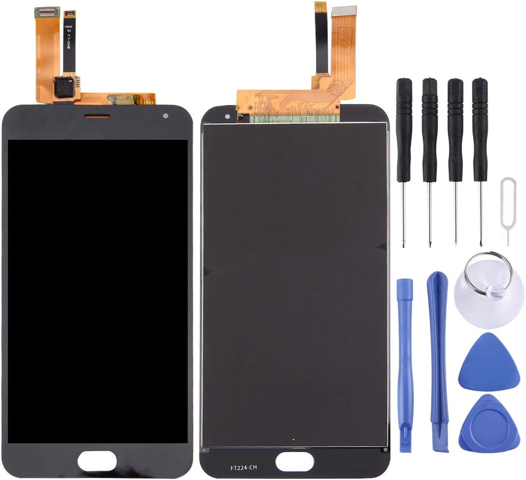 Screen Replacement Parts For Meizu M2 Note/Meilan Note 2, LCD Screen and Digitizer Full Assembly Replacement Parts(Black) (Color : Black)