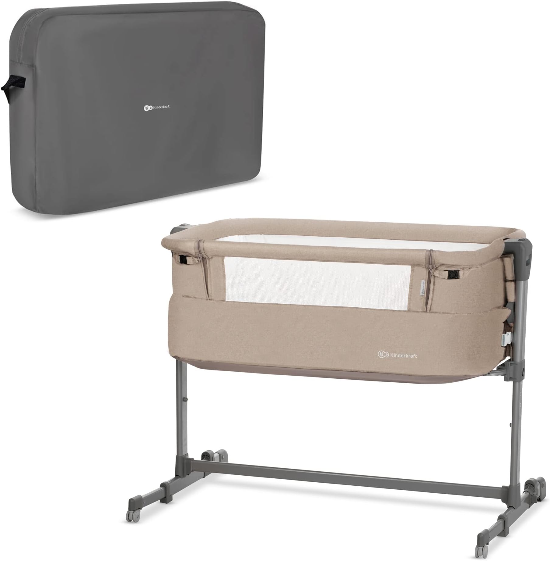 Kinderkraft Bedside Crib Neste UP (Beige)