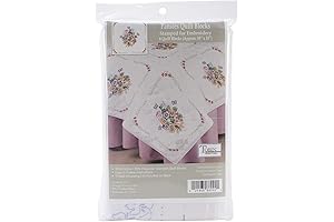 Tobin Pansies Embroidery Quilt Block Kit: Embroidered Bloom