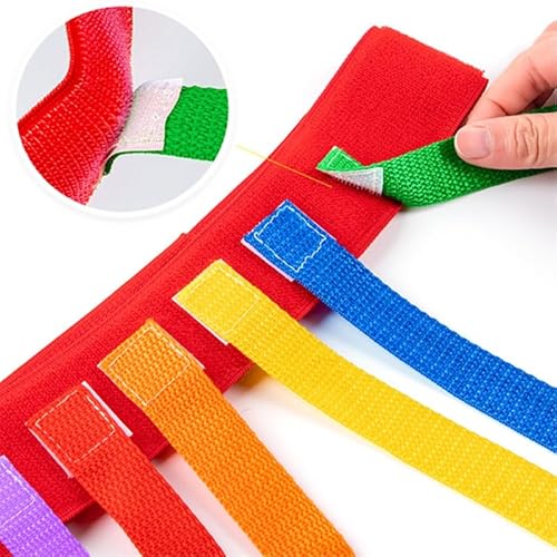 NUOBESTY 4Pcs Ziehen Spiel Fangen Laufen Geschwindigkeit Training Spielzeug Requisiten mit Hakenschlaufengurten für Mädchen Jungen Outdoor Spiele für Kinder