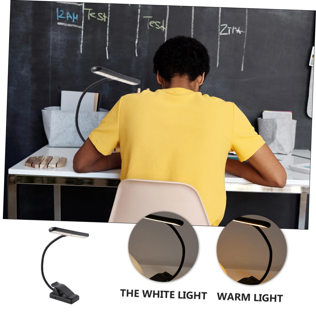 ifundom Music Score Reading Clip-on Piano Lamp 27- Piano Lamp Dimmable Warm White Light