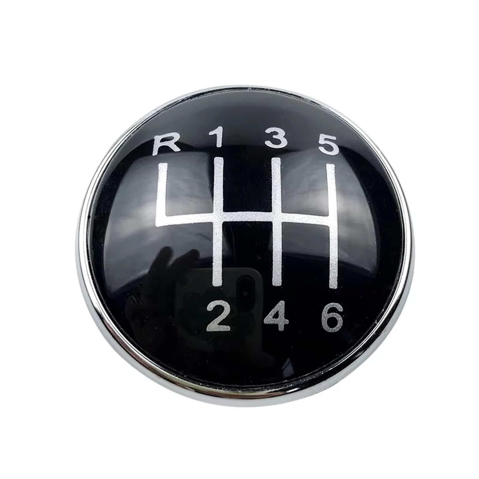 Ouvecr R123456 Car Shift Gear Knob Handle For Vw For Passat B5 3Bg B6 B7 Cc For Golf 4 Mk4 For Bora Gear Lever Shift Knob Cover Cap Gear Shift Cover(R123456)