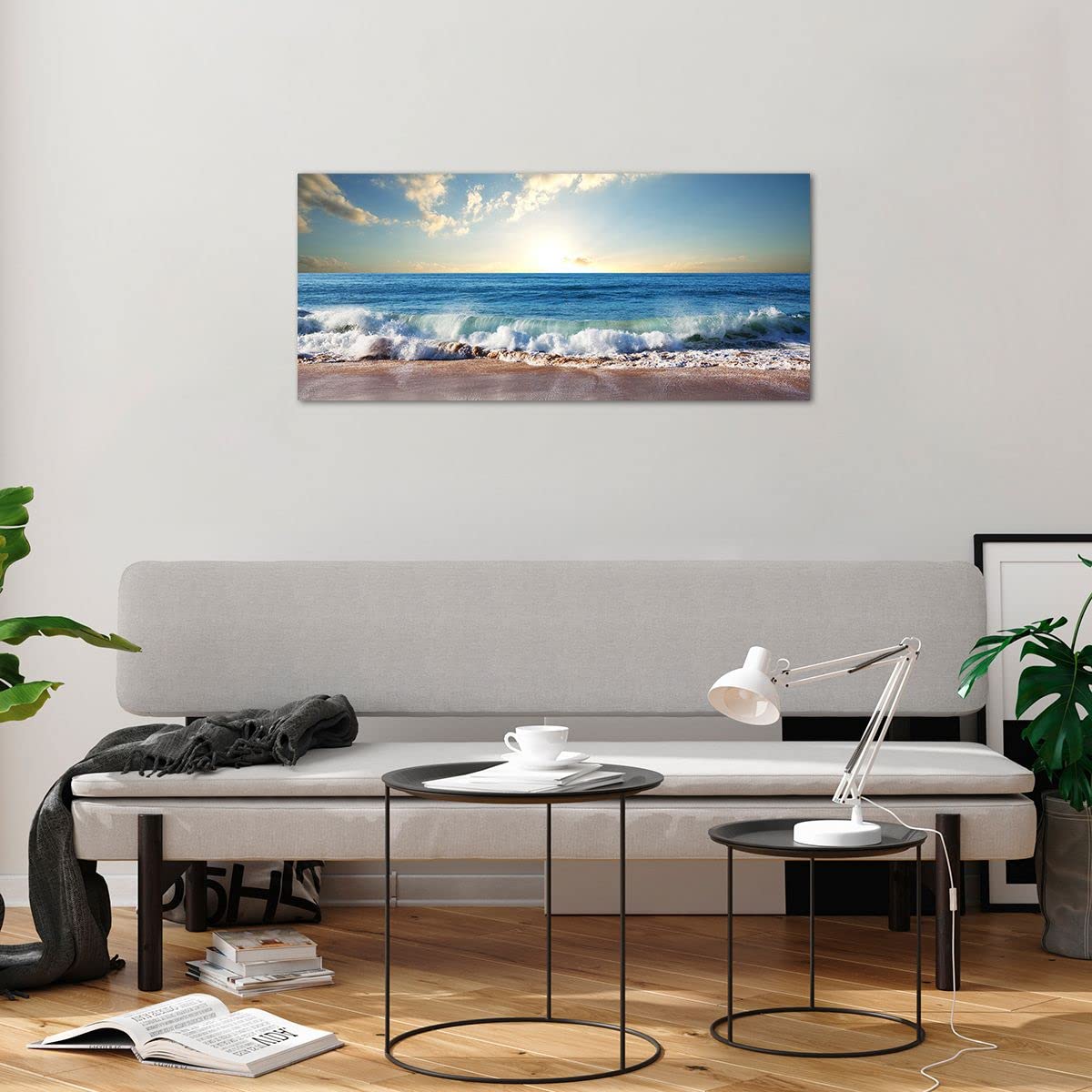 Impression sur Verre 70x50cm Tableaux Image Photo Île