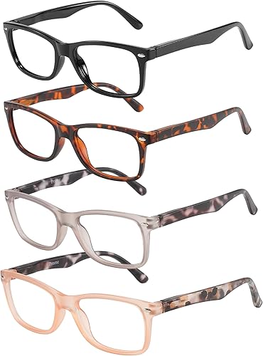 Miniatura 2 de Przene Gafas de lectura para hombres y mujeres, con bloqueo de luz azul, bisagras de resorte, paquete de estilo ligero