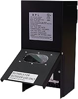 Vista 5 de Transformador de paisaje de bajo voltaje de 300 W, multigrifo de 120 voltios CA a 12-15 voltios LED y halógeno, iluminación exterior