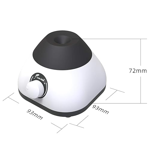 Miniatura 3 de LAB FISH Mini mezclador de vórtice, función táctil, velocidad ajustable, 0-3000 RPM, mezclador de vórtice de laboratorio para tubos de ensayo,