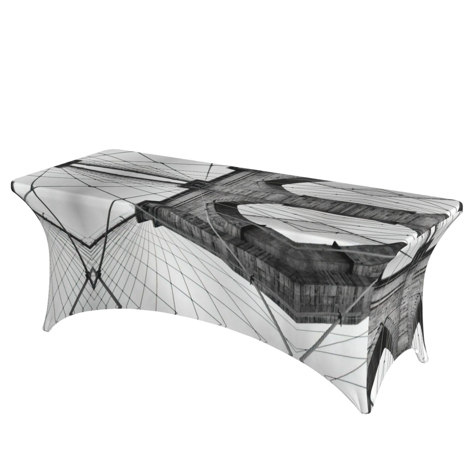 Nappe de table extensible Brooklyn housse élasthanne lavable banquet 1.8m