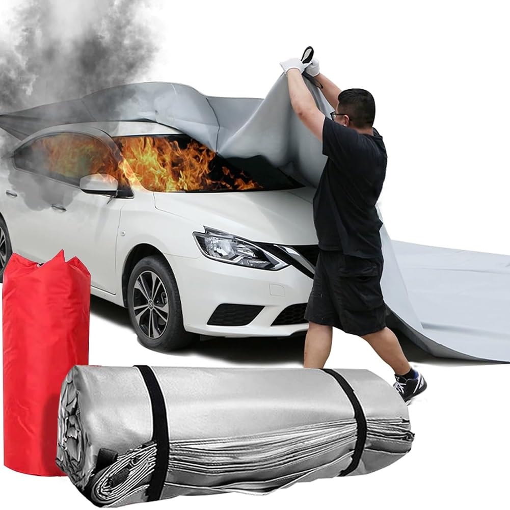 Las Mantas ignífugas de Gran tamaño Son Ideales para Cajas Fuertes de Emergencia, Equipos de protección contra Incendios y Suministros de Supervivencia. Son Resistentes al Calor, ignífugas y