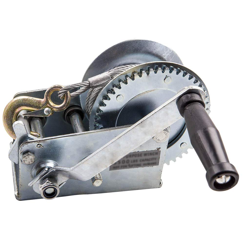 maXpeedingrods 3500 lbs 1500 Kg Hand Winch with 10M 32.8ft Cable
